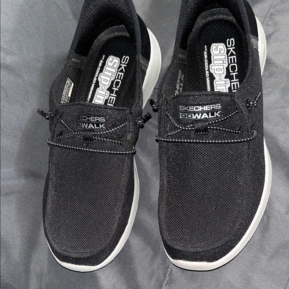 Skechers Women's Go Walk Slip-Ins - Black and White